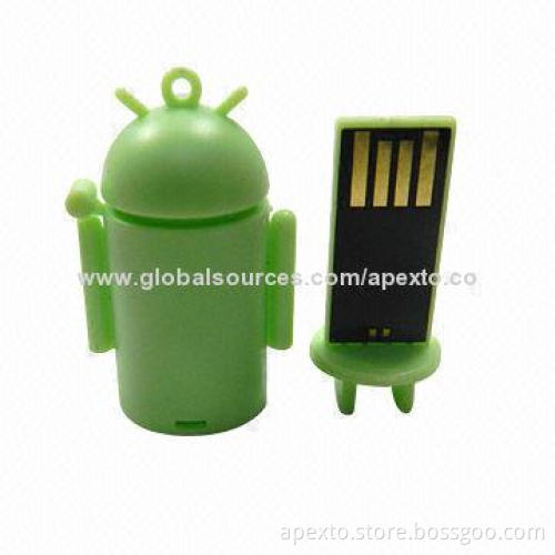 Google's Android Cartoon USB Flash Drives with Different Colors and Plug-and-play Function
